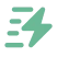 Lightning bolt icon representing fast delivery